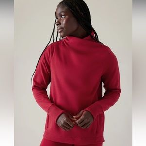 COZY KARMA TWIST NECK SWEATSHIRT
